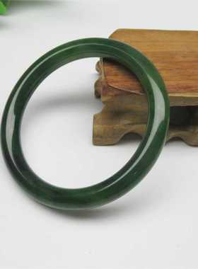 54.5mm苏工新疆和田玉圆条手镯