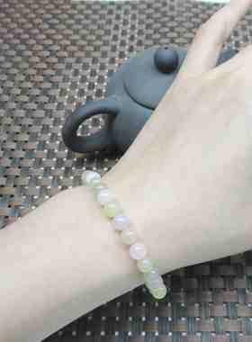 天然时尚淡雅新疆手链和田玉女款