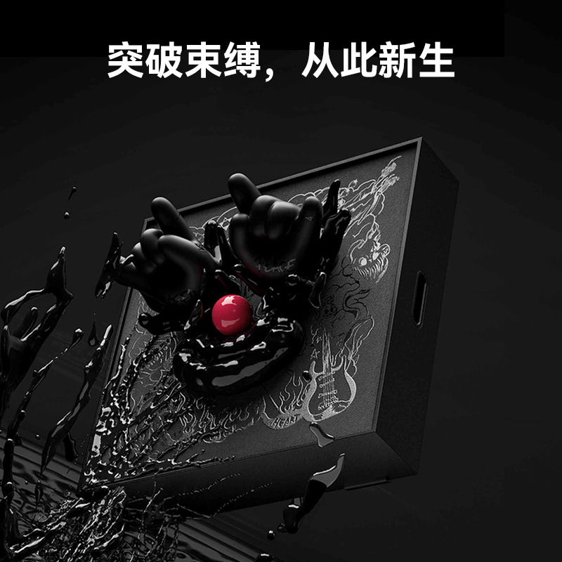 星期五罐头一个笑话无线蓝牙音箱家用壁画高音质高端音响低音桌面