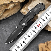 户外折叠刀具防身冷兵器多功能锋利高硬度军刀随身便携式 水果小刀