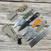 出口版 俄罗斯基兹利亚尔Kizlyar户外便携防身手爪刀指环小刀K鞘套