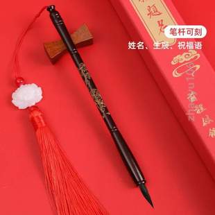 宝宝%自虎印章婴儿定做新生胎毛笔纪念品猪diy满月制作胎发宝宝年