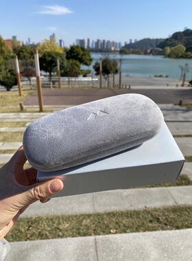 抗压耐摔眼镜盒陌森送镜布清洁剂