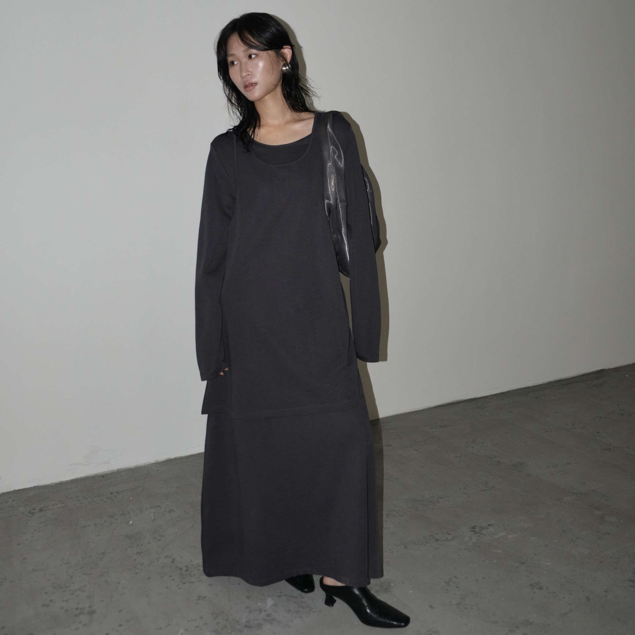 Vesca小众设计慵懒风连衣裙