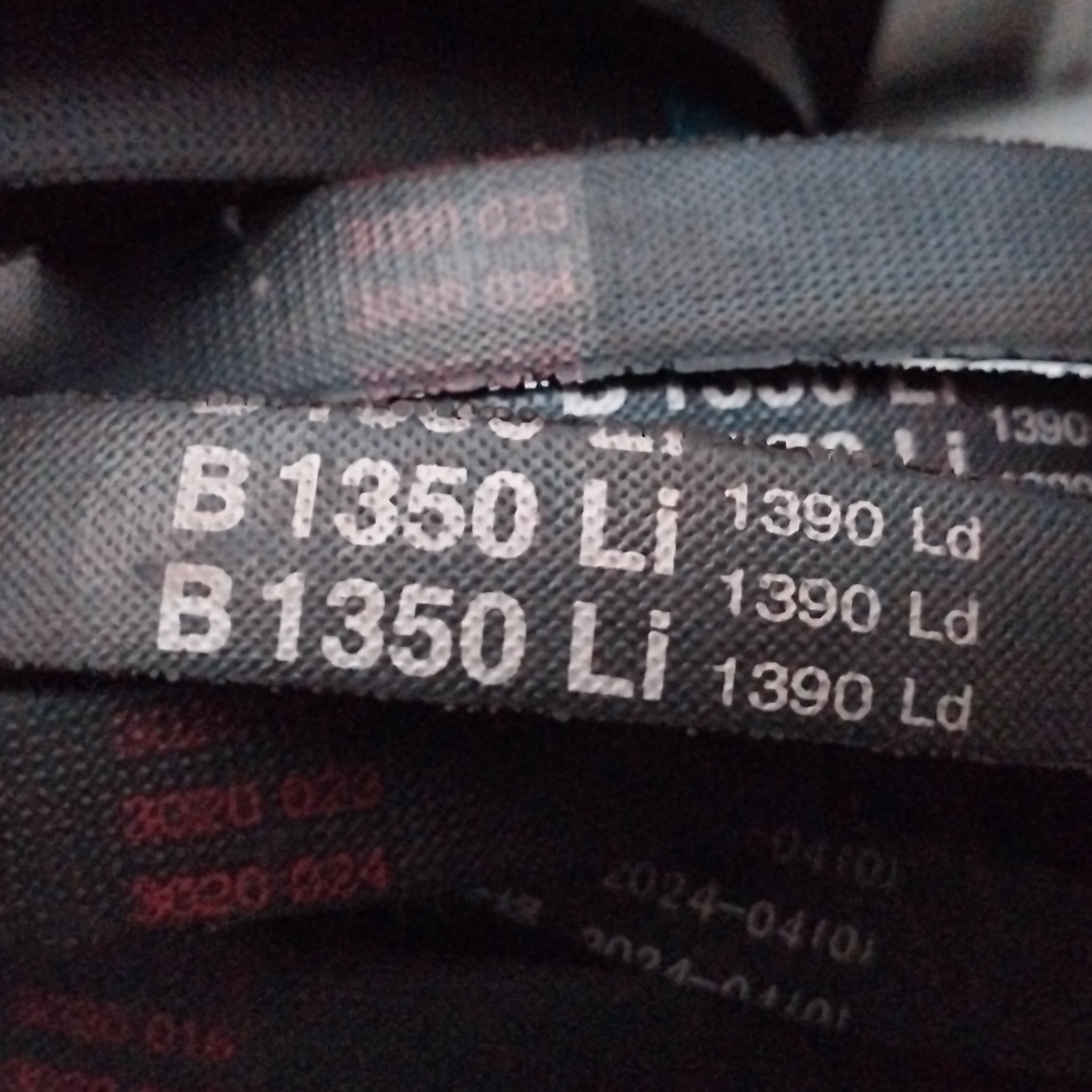 B1350Li1390Ld三力士三角带耐用