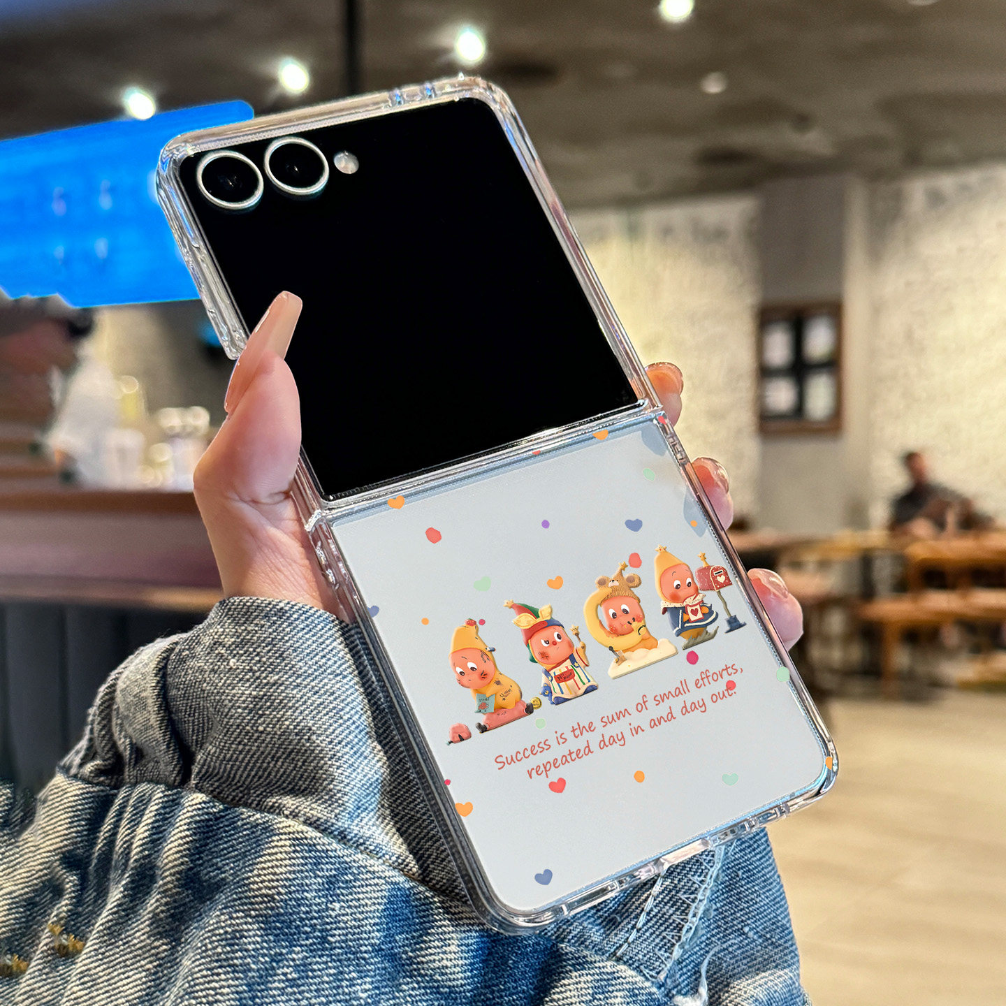 适用三星zflip7/zflip6/zflip5/zflip4手机壳w24新款折叠屏超薄透明多巴胺星星人全包防摔男女款硬壳保护套,3C数码配件,手机保护套/壳,淘宝优惠券,粉丝福利购,淘宝优惠卷