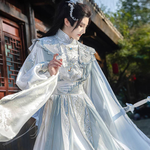 风雅司制原创东皇国风大典同款 宋制圆领袍黑白