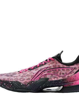 李宁利刃5男3D碎影耐磨抗扭一体织实战缓震回弹支撑篮球鞋ABAU101