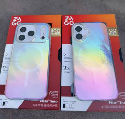 ZAGG炫彩凤舞苹果17Promax手机壳高级全包幻彩渐变新款iphone17air保护壳MagSafe无线磁吸17pm防摔壳防摔防滑