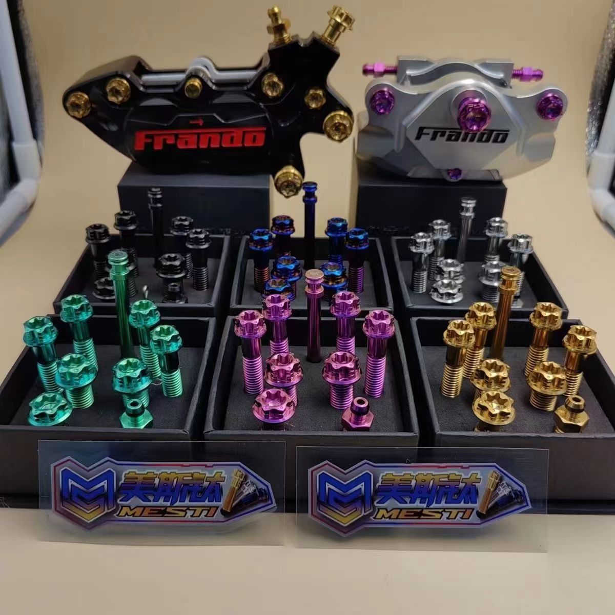 美斯钛合金车力屋卡钳螺丝