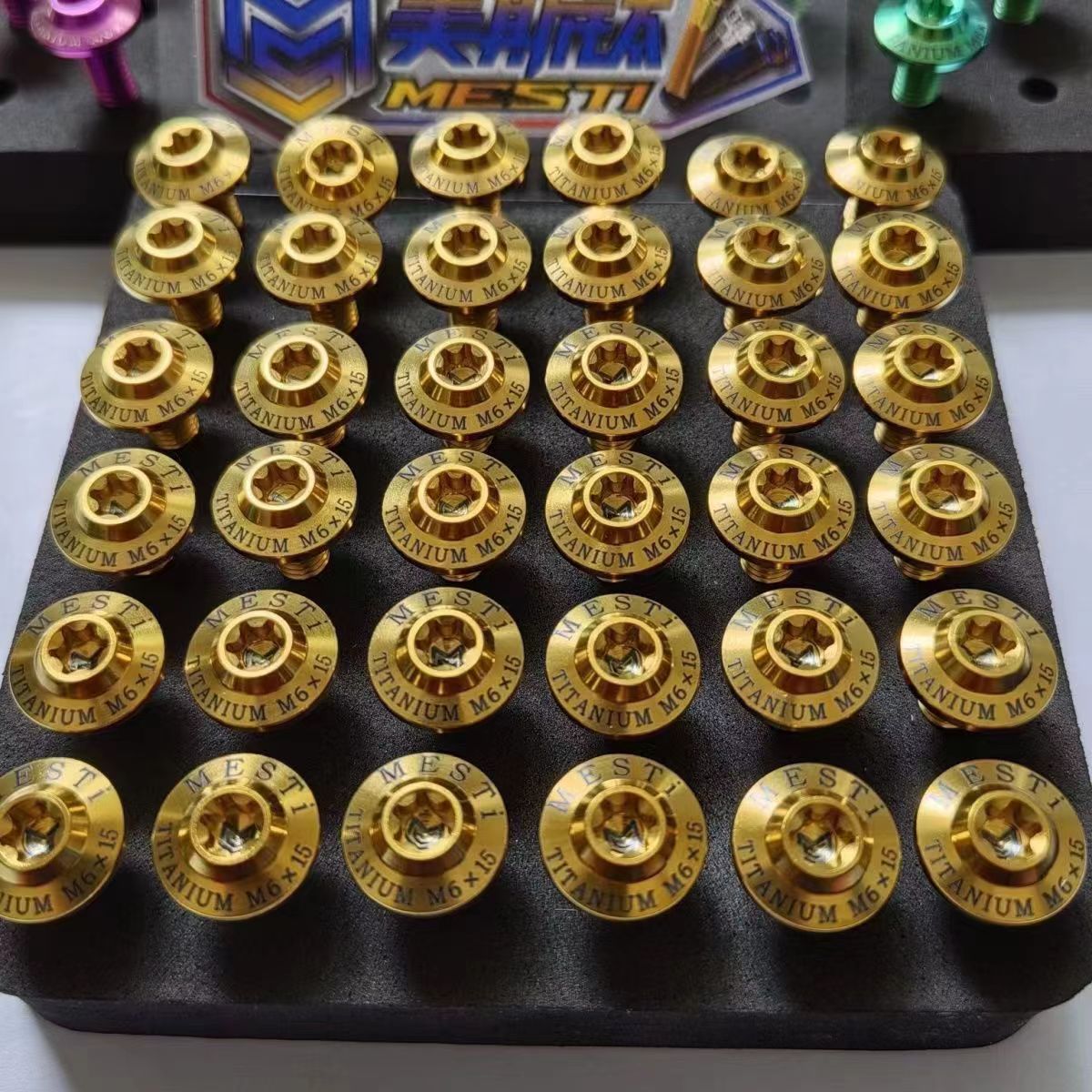 美斯钛伞头M6系列钛合金螺丝