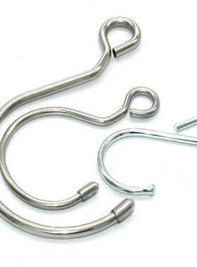 不锈钢S钩吊挂衣服S型钩包包店钩厨房浴室挂钩置物晾衣吊挂钩勾