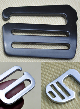 铝合金2cm2.5cm3.8cm内径开口目字扣加厚金属箱包配件钩扣九字扣