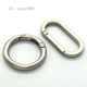 内径25mm圆圈 旦形弹簧圈包包手袋肩带连接扣金属开口弹簧扣