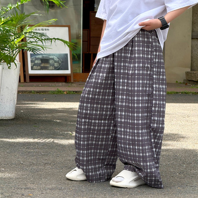 宝多童装男童防蚊裤儿童裤子夏装2026新款胖宝宝轻薄款凉感长裤子