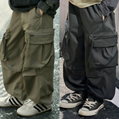 新款 袋盖拉链装 饰宽松版 26春季 山系童裤