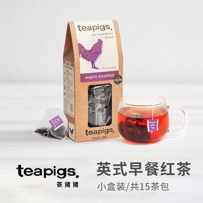 teapigs茶猪猪英式早餐红茶阿萨姆三角袋泡茶包自制奶茶原料商用