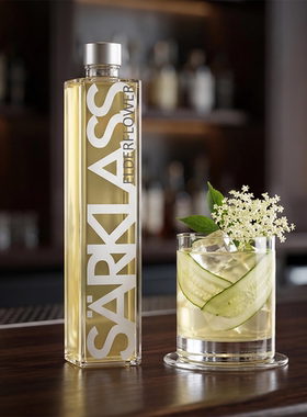 萨酷乐斯SARKLASS接骨木花蜜桃石榴荔枝莫吉托蓝柑糖浆鸡尾酒饮品