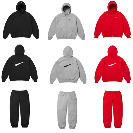 Three-Color Zip-Up Hoodie