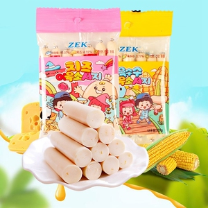 2袋起包邮韩国进口 ZEK芝士鳕鱼肠 7根装 105g儿童鱼肠