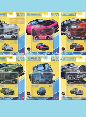 火柴盒 收藏家系列 2025D 保时捷 ADVAN 宾利老爷车 胶胎1:64车模