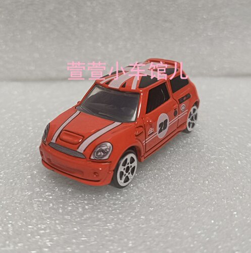 国产品牌 宝马 MINI COUPER 合金车身1:64合金车模 儿童玩具 散车