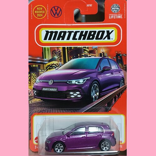 火柴盒MATCHBOX '21 大众高尔夫 VW GOLF GTE 2024年首版1:64车模