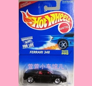 风火轮HOTWHEELS 法拉利FERRARI 348 超跑 1:64合金车模玩具 绝版