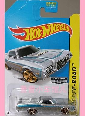 风火轮HOTWHEELS '72福特 FORD RANCHERO 皮卡 ZAMAC涂装1:64车模