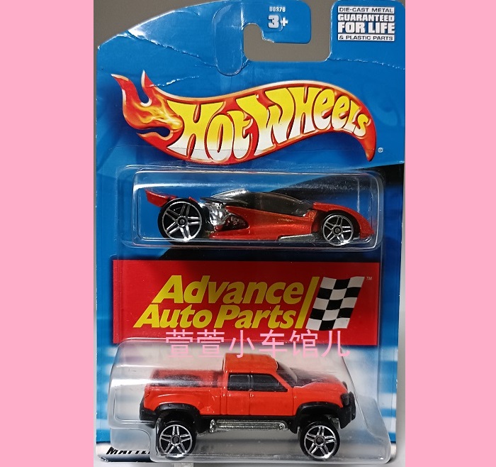 风火轮HOTWHEELS 双车卡原创赛车皮卡 铁底1:64车模 已开盒回盒车