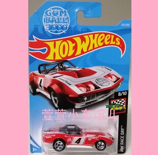 风火轮'69雪佛兰科尔维特CHEVY CORVETTE RACER GUMBALL 1:64车模
