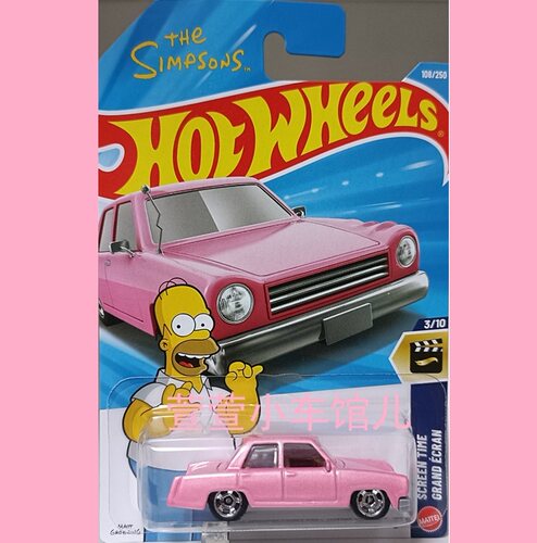 风火轮HOTWHEELS THE SIMPSONS 辛普森一家 动画片原型车1:64车模