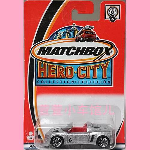 火柴盒MATCHBOX 欧宝 OPEL SPEEDSTER 敞篷跑车 1:64合金车模玩具