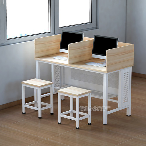 简佳学校考试桌微机室