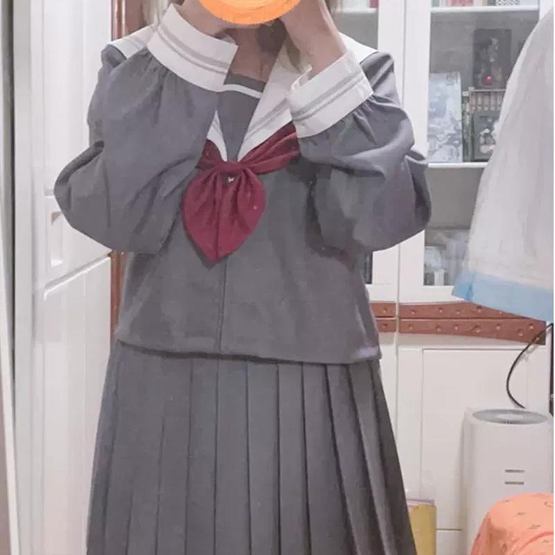 现货长袖宫女PSJK水手服套装