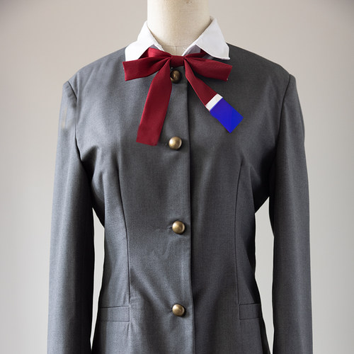 虹咲学园制服COS深灰色无领西装