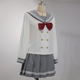 JK制服 全员 LoveLive cosplay服装 裙子 酒诗 灰色长袖 Aqours