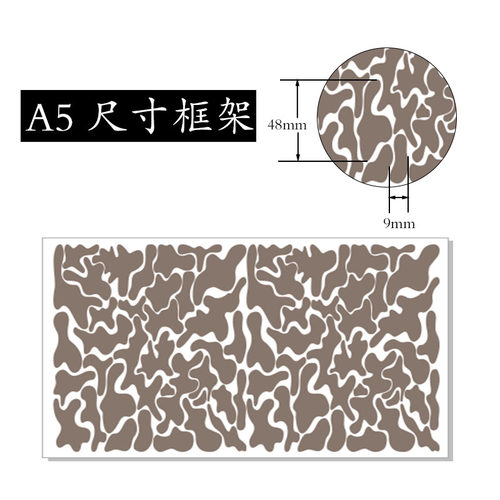 领帆模型喷涂分色遮盖DIY切割纸