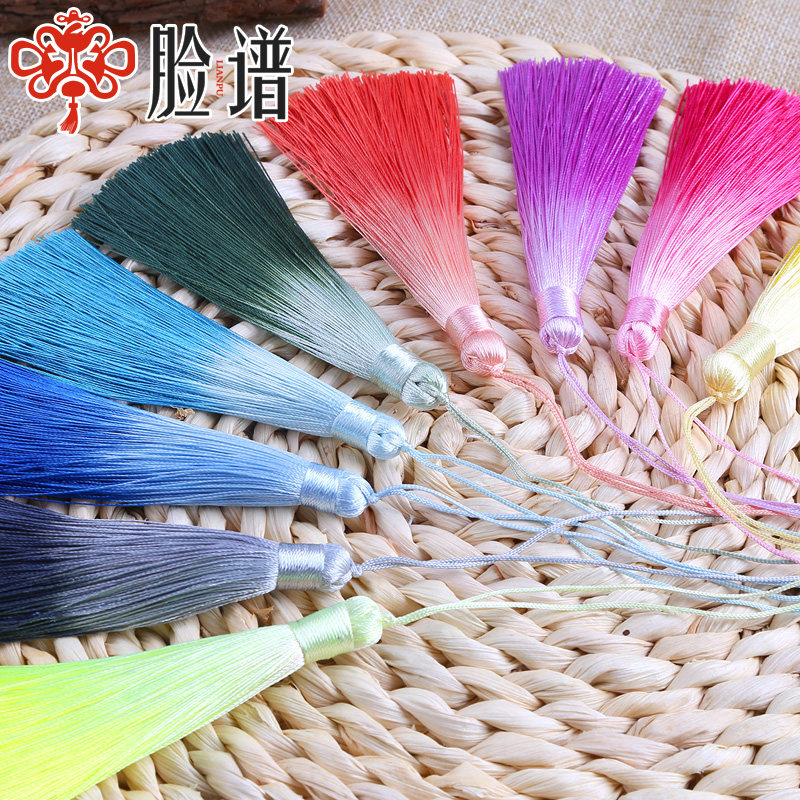 Antiquity Gradient color tassels vertical Borneol manual diy Ears Fan fall Hanfu bookmark Pendant Hanging earin the Accessories/Fashion Jewelry,  DIY Fitting , Line  category - from Buy2taobao.com to provide professional Taobao agent buy service