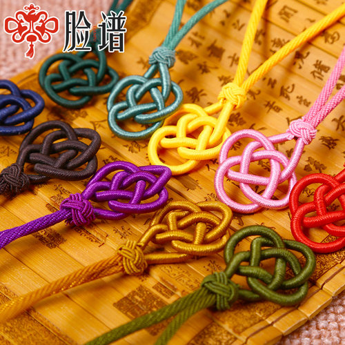 中国结手把绳环形编织礼盒车挂件