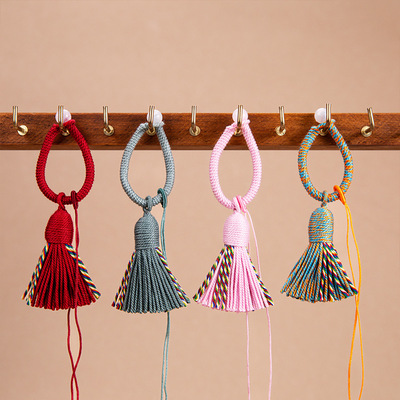 藏式钥匙扣流苏穗子手工饰品配件