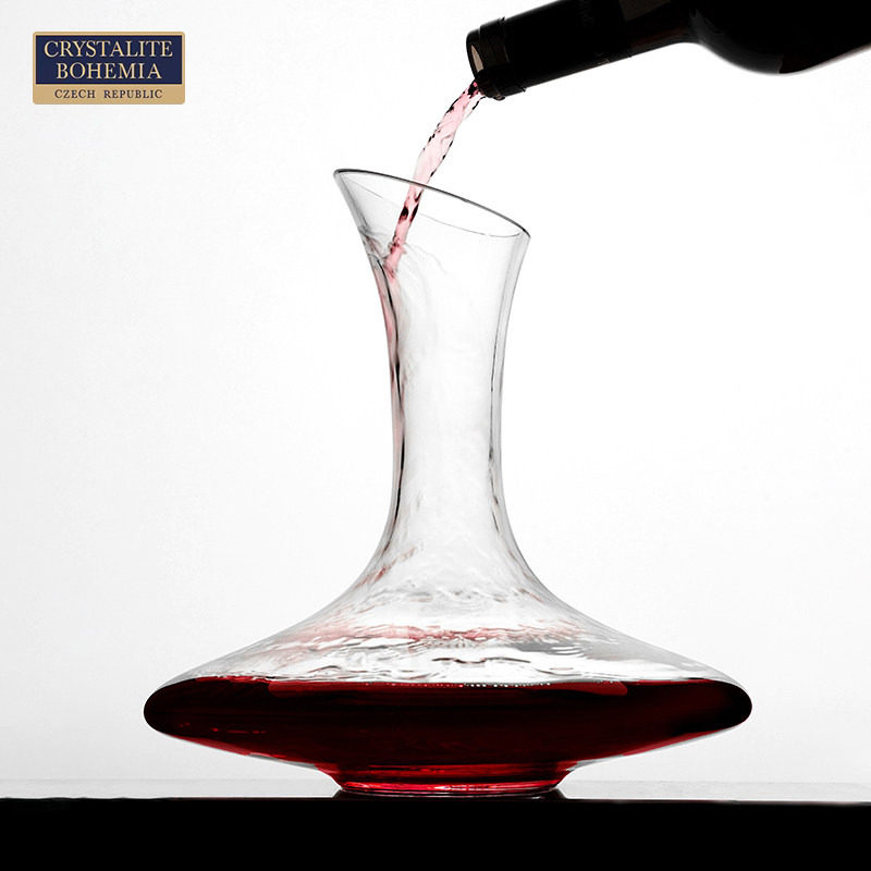 捷克BOHEMIA进口 红酒醒酒器 水晶玻璃酒壶葡萄酒分酒器 手工吹制