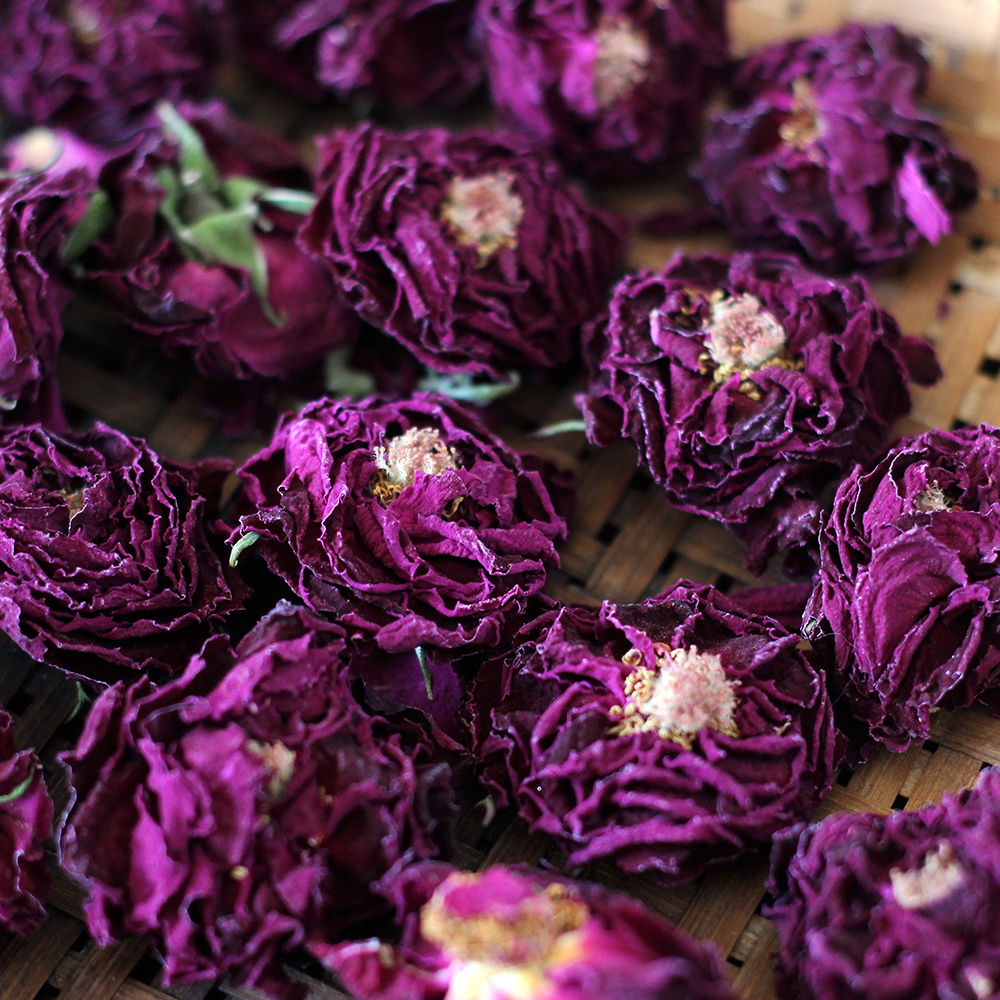 自然晾晒云南大理玫瑰花茶