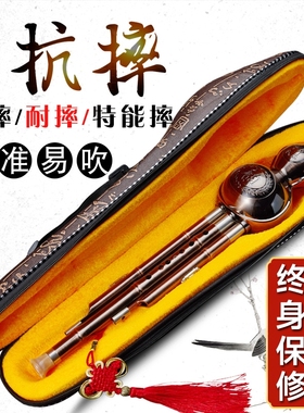7孔七孔防摔葫芦丝乐器旗舰店c调小学生专用降b调儿童胡芦丝初学