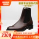 rubber 商务Dingley soled Loake劳克手工皮鞋 boots代购 Chelsea