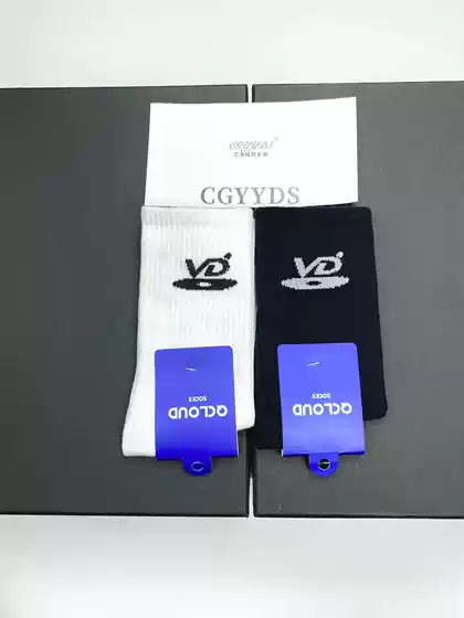Cgyyds Third Anniversary Benefits Kenijima Niche Dvd Disc Letter Casual Vibe Style Long Socks