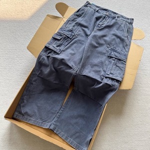 CGYYDS【法工蓝cargo】复古做旧cleanfit美式直筒男女cargo工装裤