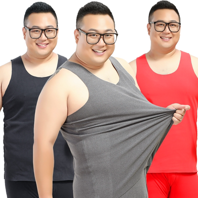 加肥保暖背心男德绒大码