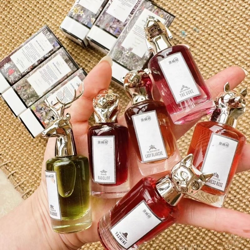 Q版狐狸灵猫麋鹿狮子猎犬狗猎豹兽首正品香水小样