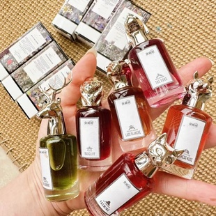 Q版狐狸灵猫麋鹿狮子猎犬狗猎豹兽首正品香水小样